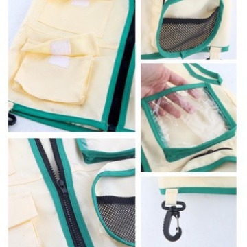 Outdoor Camping Kids Activities - 2 ชิ้น ชุดเสื้อกั๊กและหมวกสำหรับเด็ก ชุดนักสำรวจผจญภัยกลางแจ้ง อุปกรณ์เล่นบทบาทสมมติ