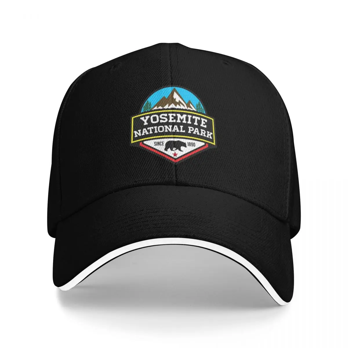 Outdoor Camping Yosemite - หมวกแก๊ปเบสบอล YOSEMITE NATIONAL PARK CALIFORNIA BEAR