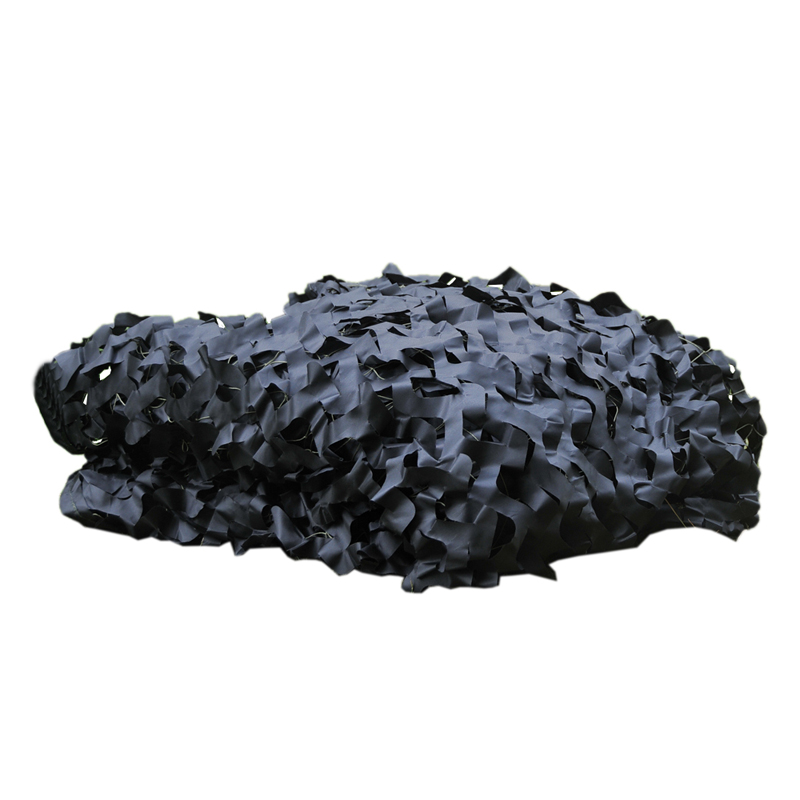 Outdoor Camping Exhibition - Black Camouflage สุทธิตารางในร่ม Embellishment Nets ตกแต่งตั้งแคมป์กลางแจ้ง