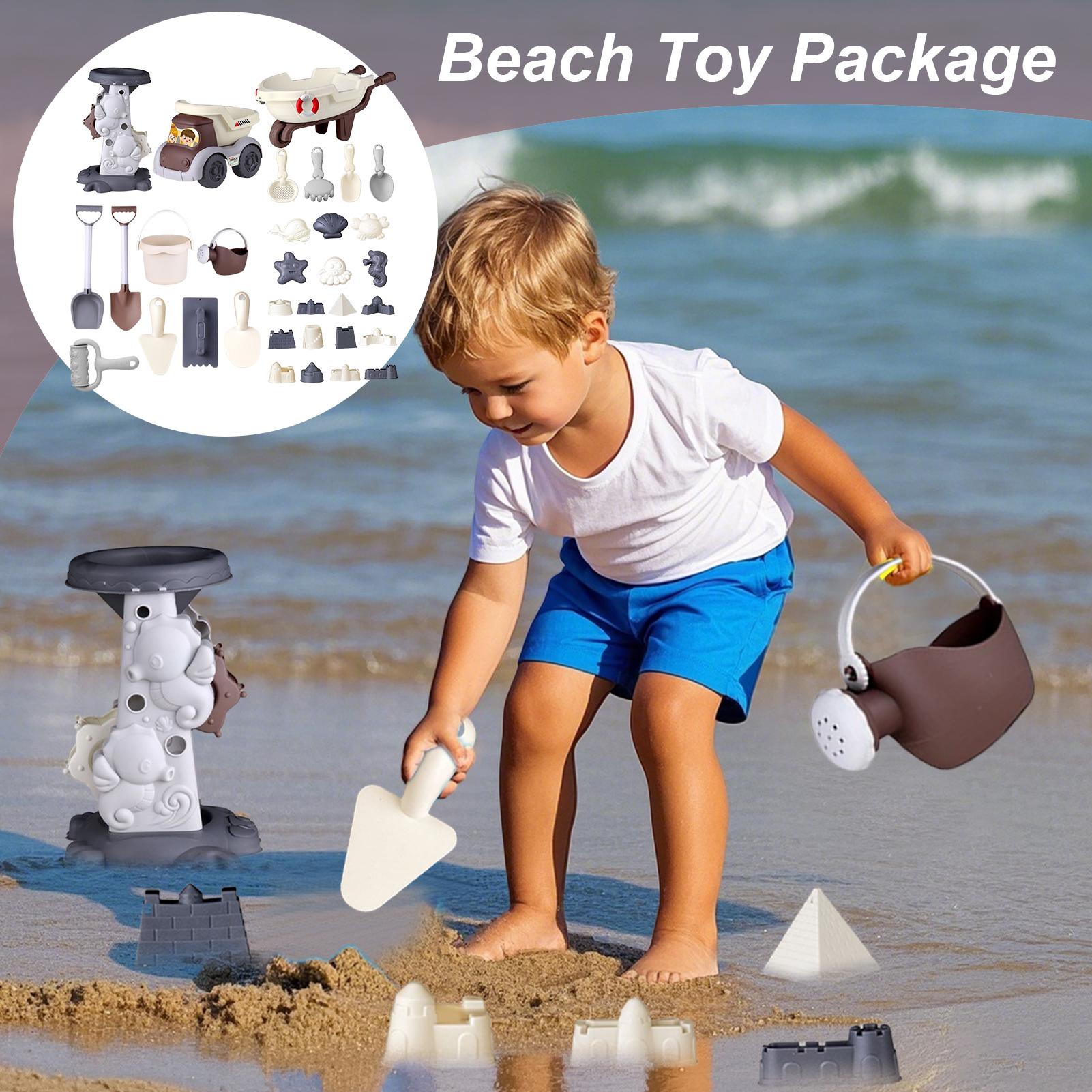 Outdoor Camping Kids Activities - ของเล่นทรายสําหรับเดินทางชายหาด ของเล่นทราย เกมขุดสําหรับเด็กอายุ 3 กิจกรรมกลางแจ้ง ชายหาด