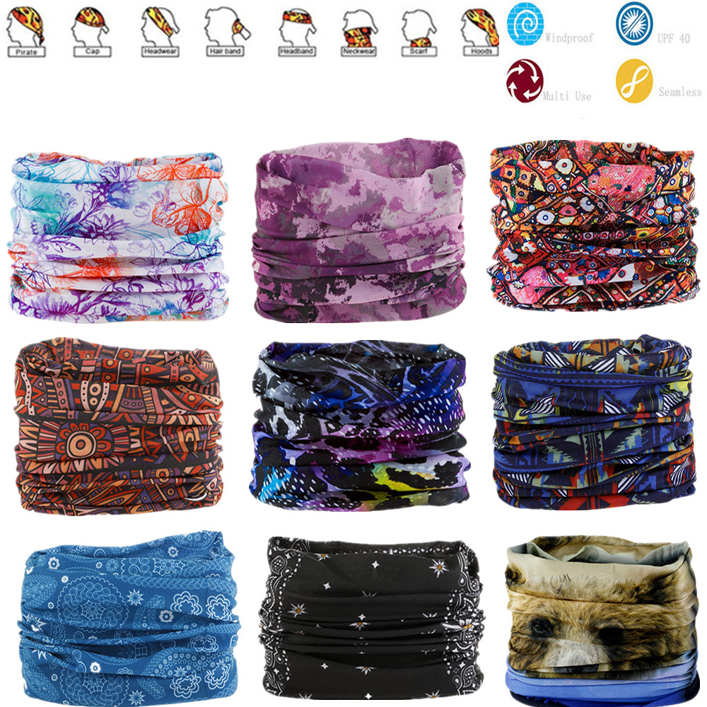 Outdoor Camping Activities - 1601-1650 ผ้าพันคอกลางแจ้งผู้ชายผู้หญิงป้องกันแสงแดดผ้าพันคอคอ Gaiters ขี่ผ้าพันคอกิจกรรมไม่มีรอยต่อ Magic Headband