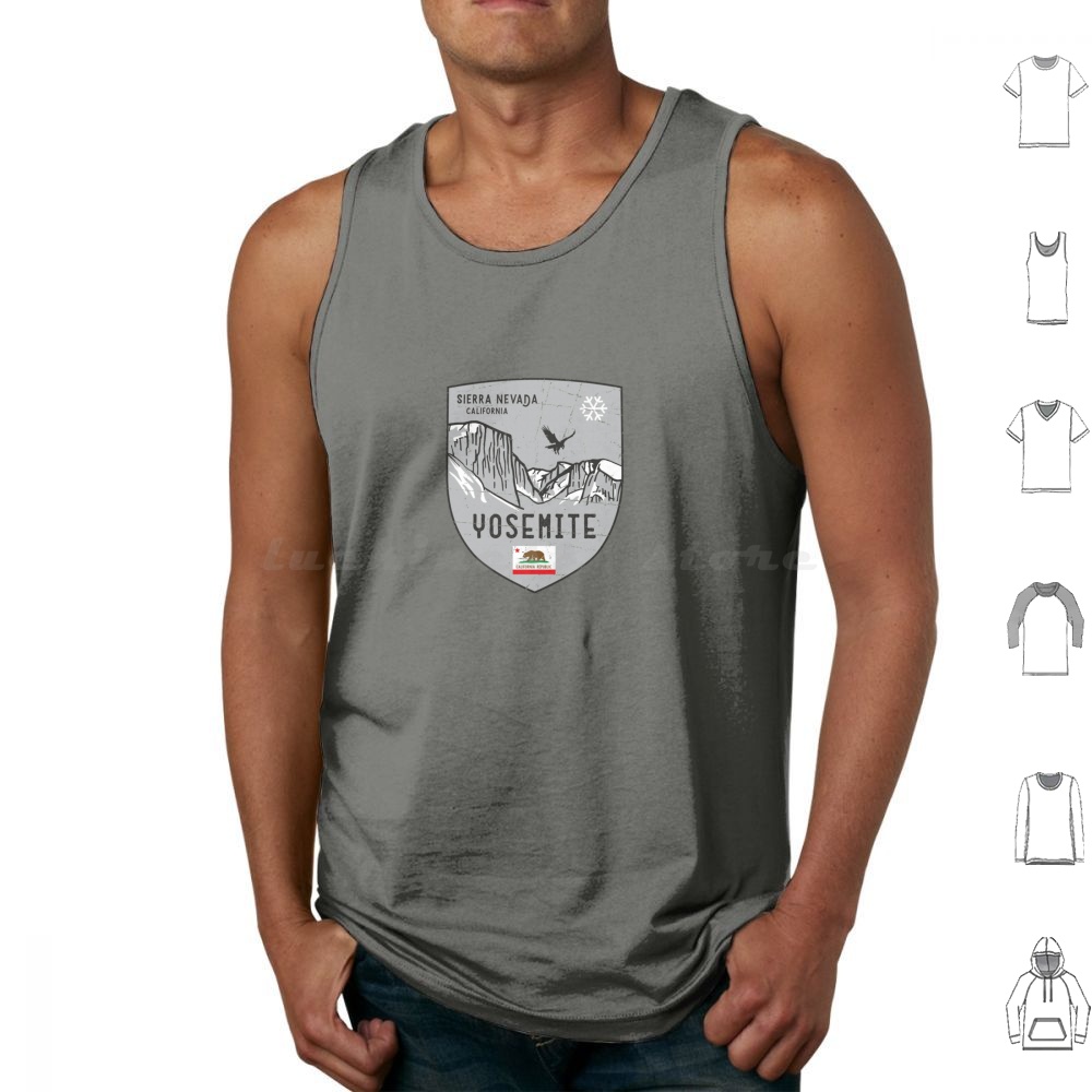 Outdoor Camping Yosemite - เสื้อกล้ามยี่ห้อ Yosemite California Emblem สำหรับเล่นสกี สโนว์บอร์ด