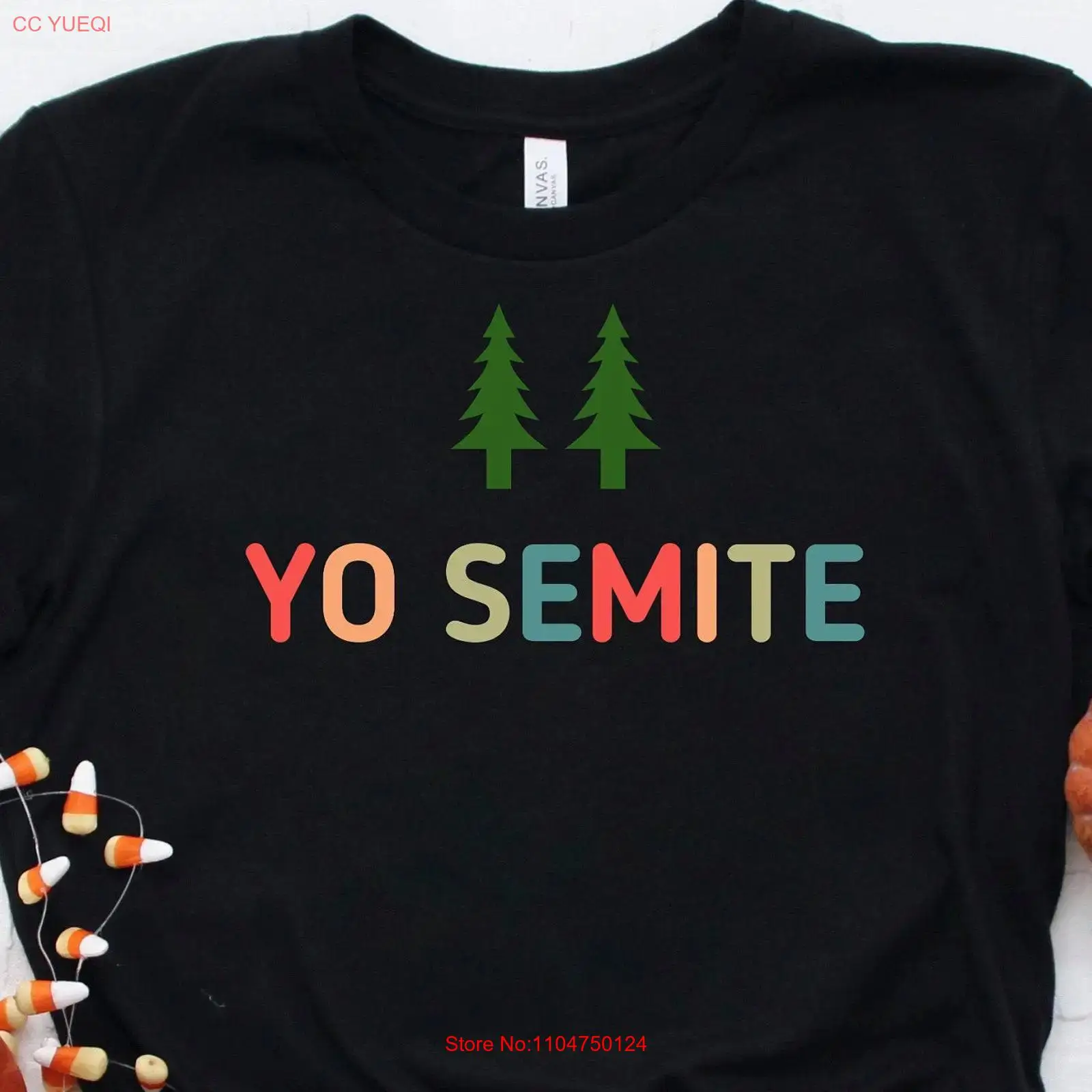 Outdoor Camping Yosemite - เสื้อยืดโยเซมิเต้ โยเซมิเต้ แคมป์ปิ้ง ผจญภัยกลางแจ้ง สำรวจภูเขา วินเทจ