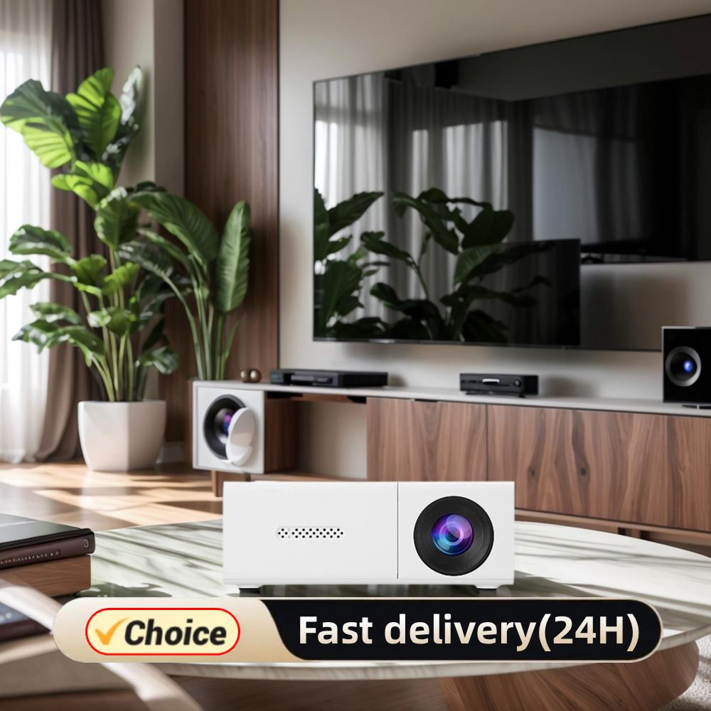 โปรเจคเตอร์พกพา LED 1080P พร้อ - Outdoor Camping Videos บทวิจารณ์และราคา