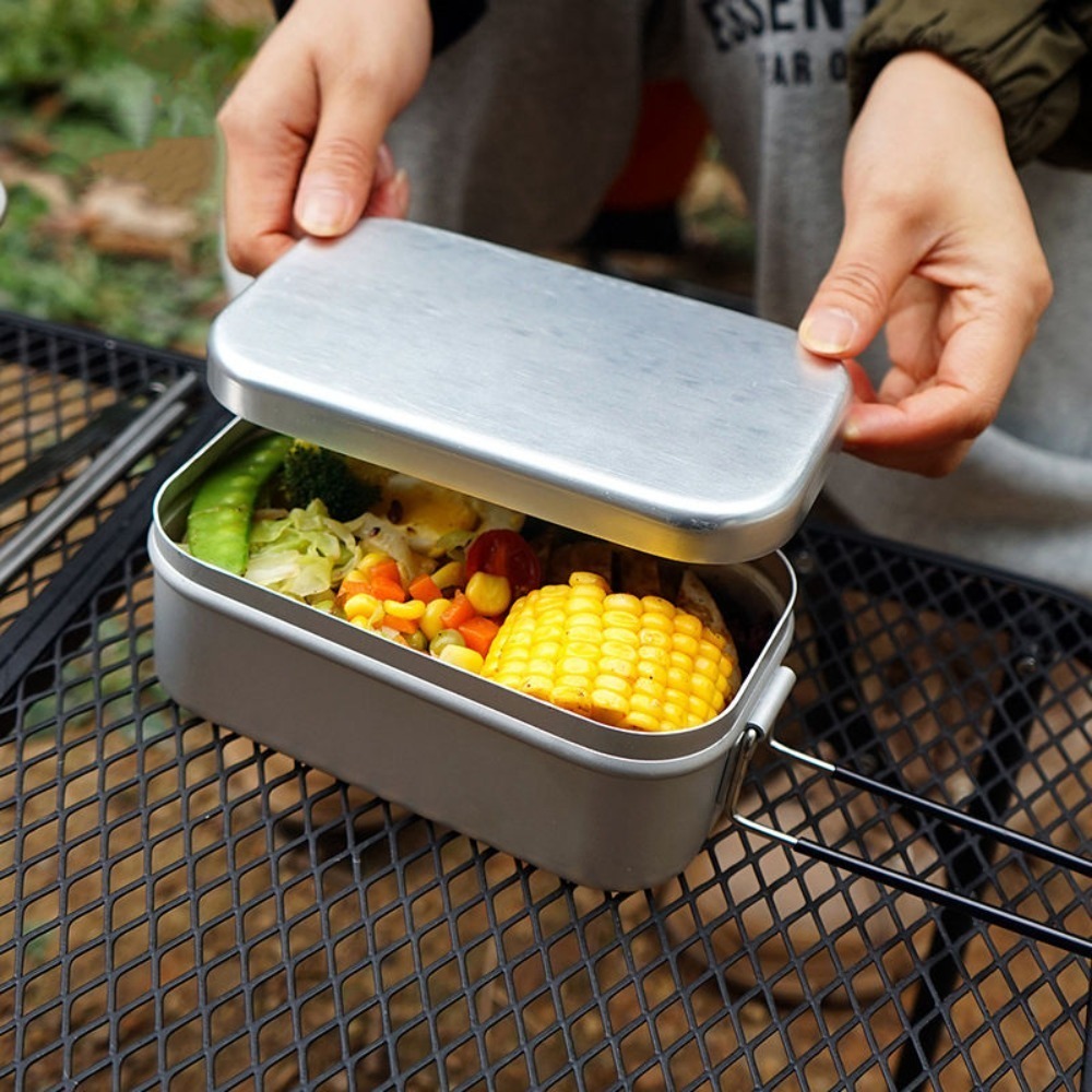 ชุดอุปกรณ์บนโต๊ะอาหารน้ำหนักเบ - Outdoor Camping Cooking Set บทวิจารณ์และราคา