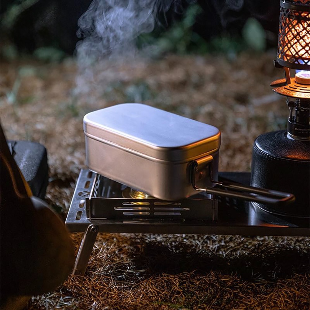 ชุดอุปกรณ์บนโต๊ะอาหารน้ำหนักเบ - Outdoor Camping Cooking Set บทวิจารณ์และราคา