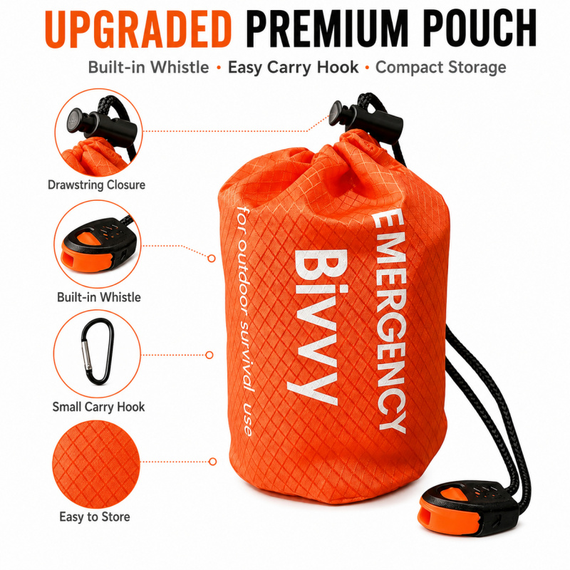 ถุงนอนฉุกเฉิน 2 แพ็ค, ถุงนอนฟอ - Outdoor Camping Sleeping Bag บทวิจารณ์และราคา
