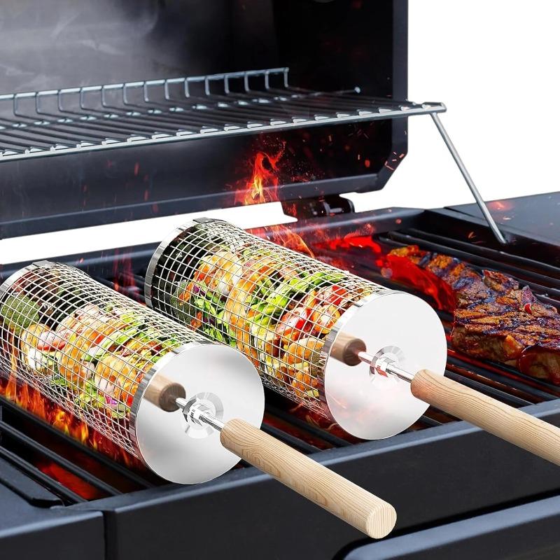 ชุดตะกร้าย่างบาร์บีคิวทรงกลมทำ - Outdoor Camping Cooking Set บทวิจารณ์และราคา