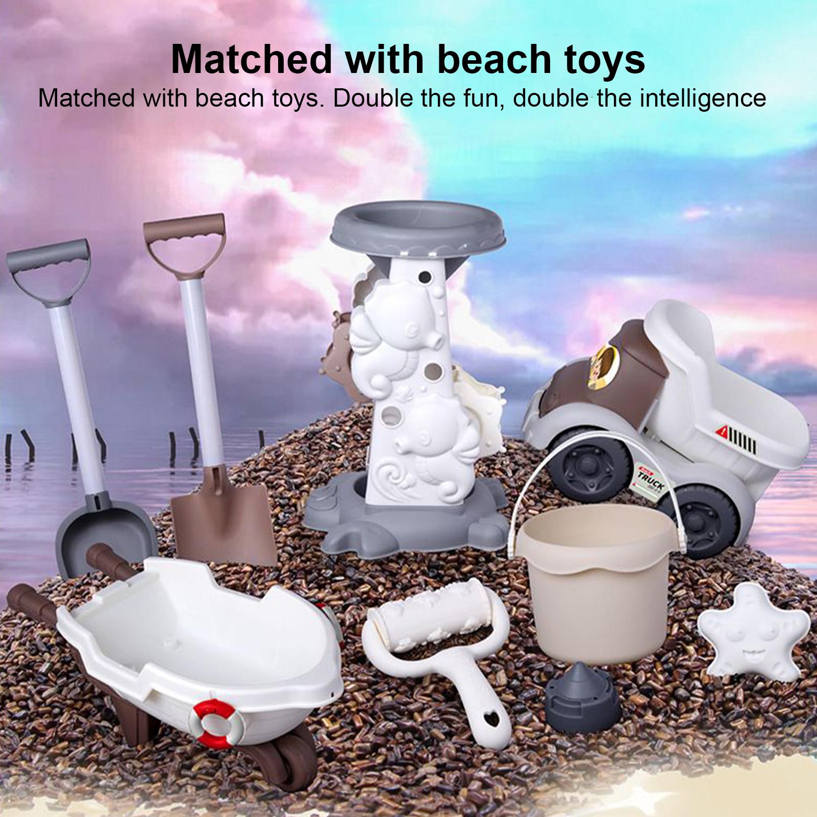 ของเล่นทรายชายหาดถังทรายและพลั - Outdoor Camping Kids Activities บทวิจารณ์และราคา