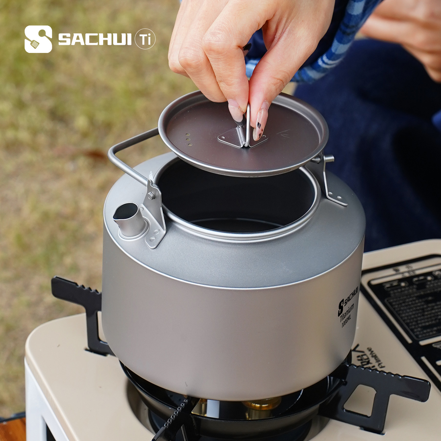 กาต้มน้ำไทเทเนียมบริสุทธิ์ 100 - Outdoor Camping Essentials บทวิจารณ์และราคา