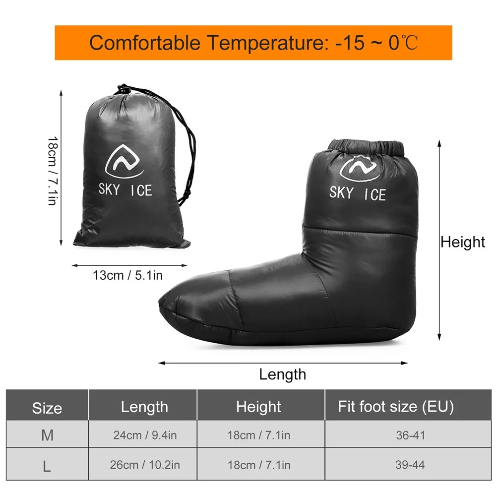 ถุงนอนแบบมีรองเท้าบูทสำหรับฤดู - Outdoor Camping Sleeping Bag บทวิจารณ์และราคา