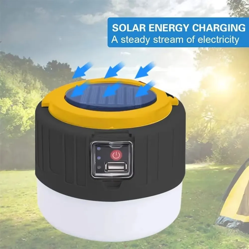โคมไฟตั้งแคมป์พลังงานแสงอาทิตย - Outdoor Camping Lantern บทวิจารณ์และราคา