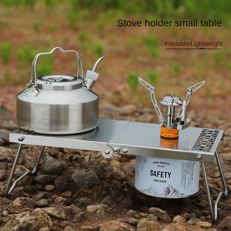 โต๊ะชาขนาดเล็กแบบพกพาสำหรับใช้ - Outdoor Camping Cooking Set บทวิจารณ์และราคา