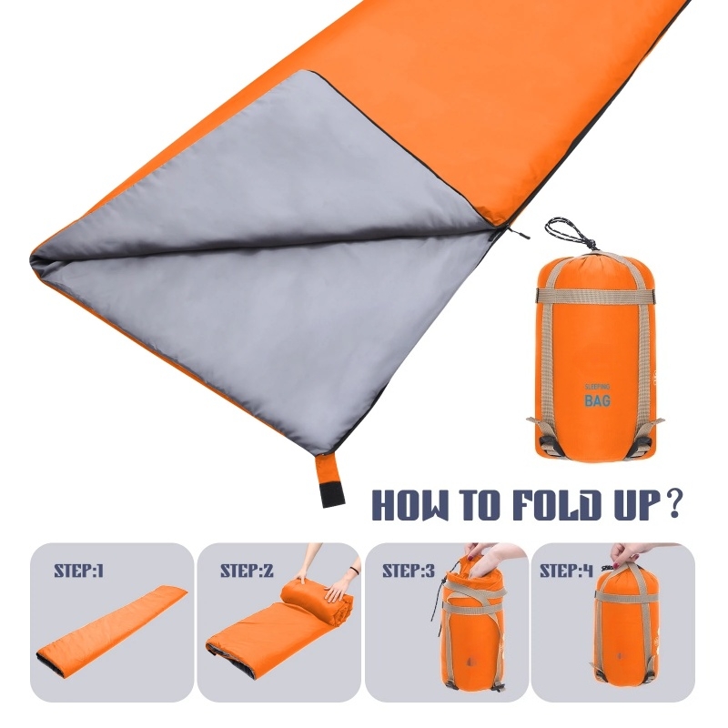 อุปกรณ์ตั้งแคมป์ ถุงนอนแบบซองน - Outdoor Camping Sleeping Bag บทวิจารณ์และราคา
