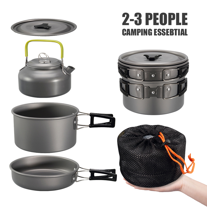 WESTTUNE ชุดเครื่องครัวตั้งแคม - Outdoor Camping Cooking Set บทวิจารณ์และราคา
