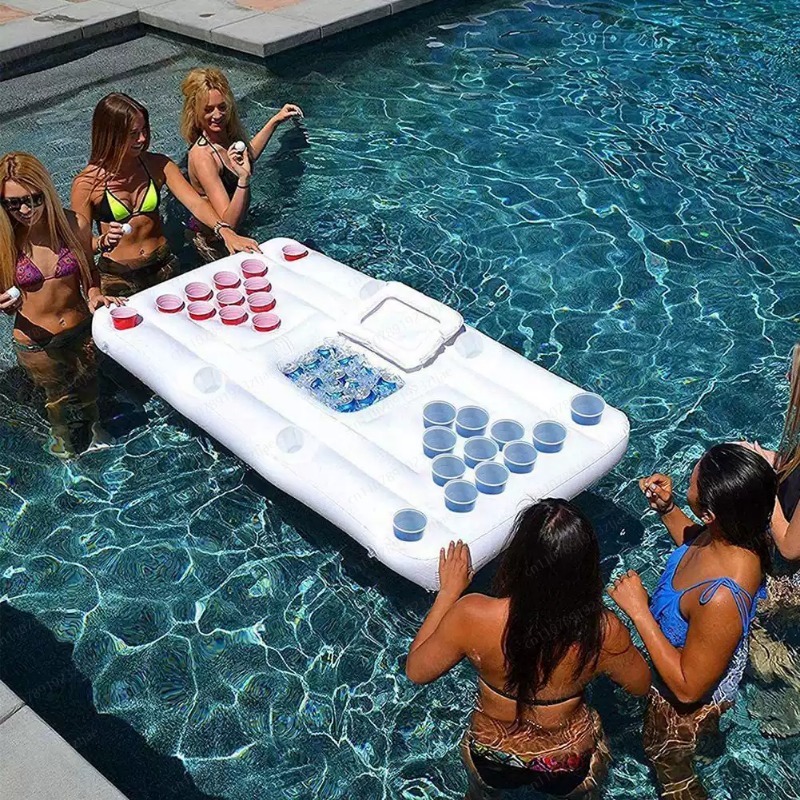 ถาดวางของลอยน้ำแบบเป่าลม – แผ่ - Outdoor Camping Games บทวิจารณ์และราคา