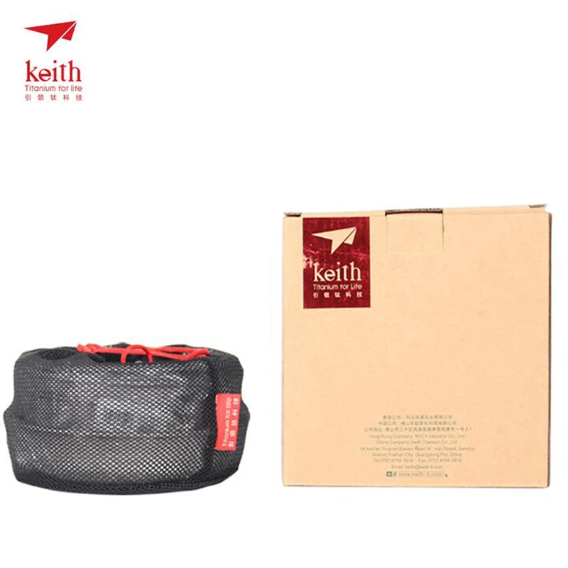 Keith 3PCS ไทเทเนียมเครื่องครั - Outdoor Camping Cooking Set บทวิจารณ์และราคา