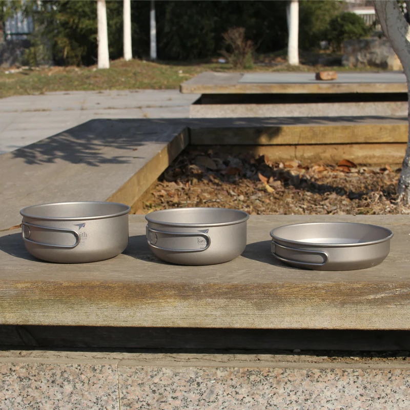 Keith 3PCS ไทเทเนียมเครื่องครั - Outdoor Camping Cooking Set บทวิจารณ์และราคา