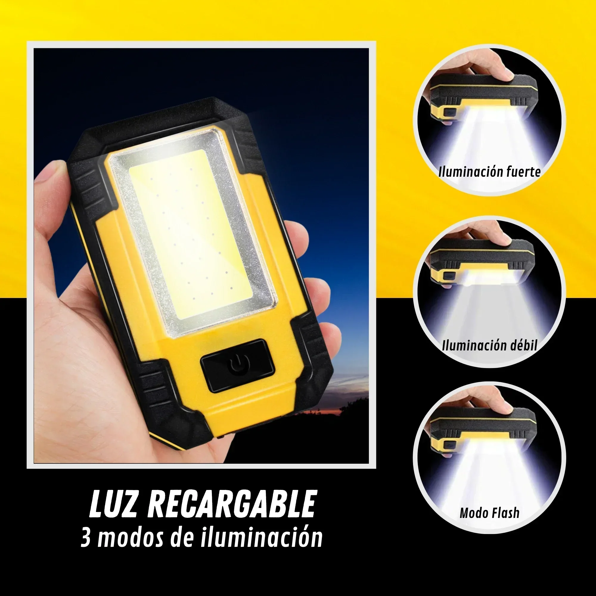 ไฟฉายชาร์จได้ 4000mAh แสงสว่าง - Outdoor Camping Lantern บทวิจารณ์และราคา