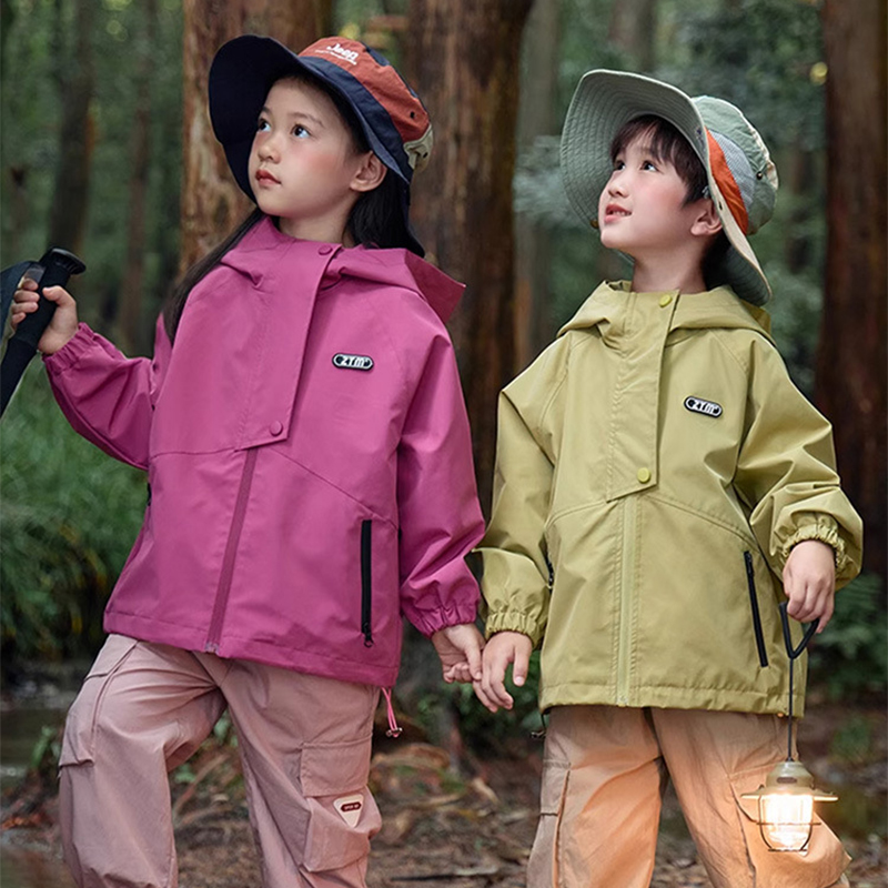 เสื้อแจ็คเก็ตเดินป่าแบบยูนิเซ็ - Outdoor Camping Kids Activities บทวิจารณ์และราคา