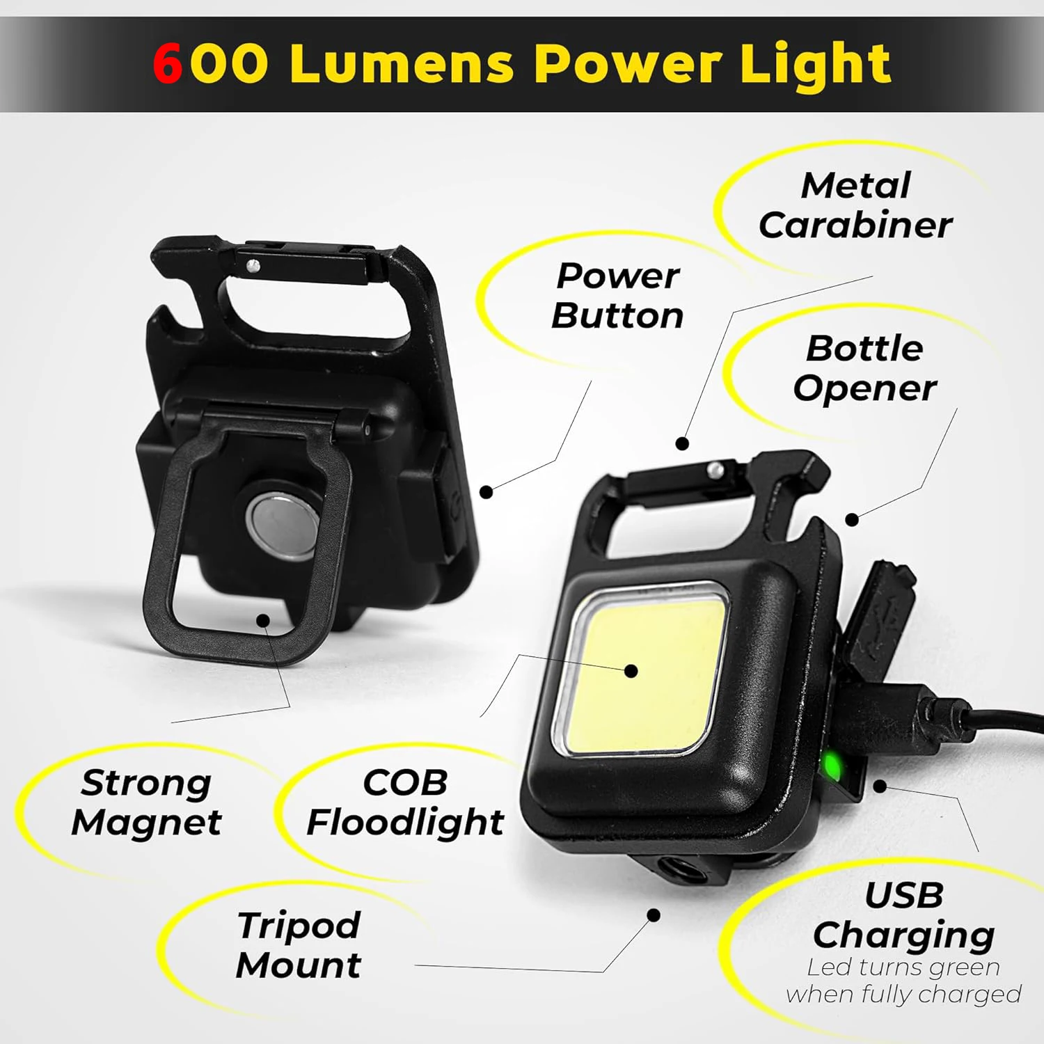 ไฟฉายพกพาแบบพวงกุญแจ มินิอเนกป - Outdoor Camping Lantern บทวิจารณ์และราคา