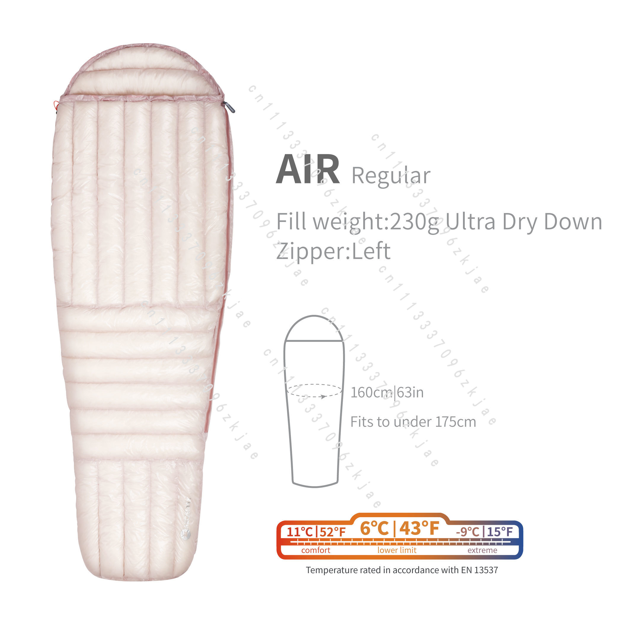 ถุงนอน AIR 10D 800FP Ultra Dry - Outdoor Camping Sleeping Bag บทวิจารณ์และราคา