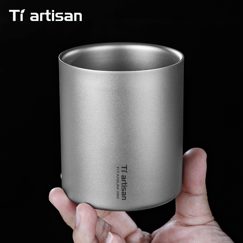 แก้วกาแฟไทเทเนียม Tiartisan 38 - Outdoor Camping Games บทวิจารณ์และราคา