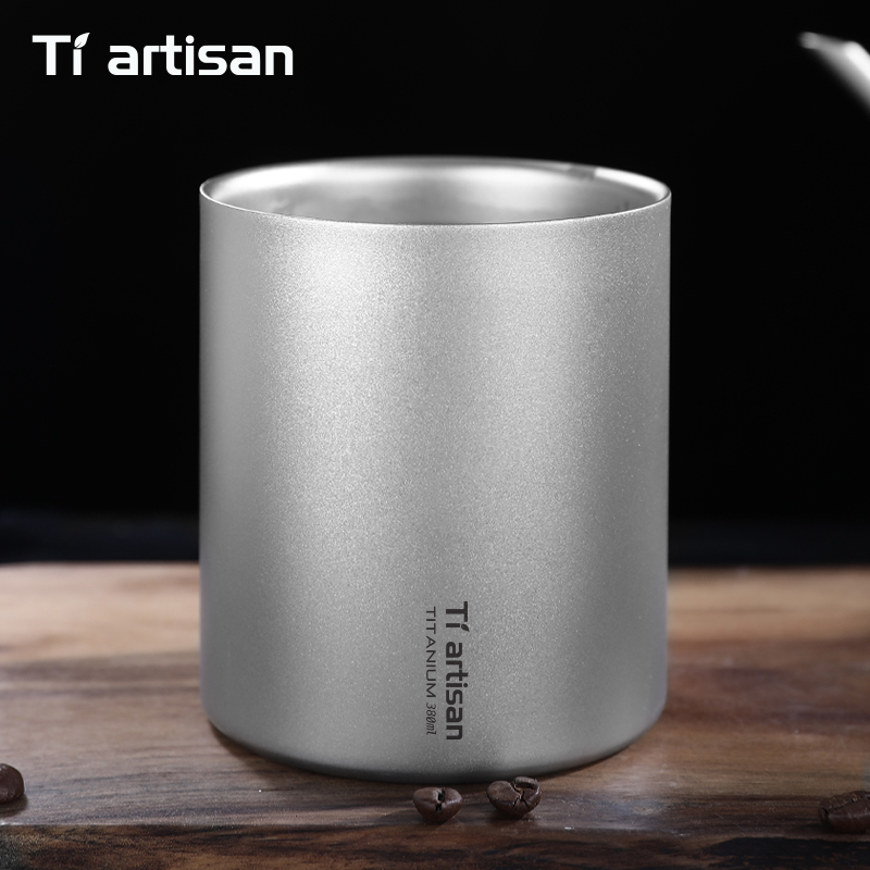 แก้วกาแฟไทเทเนียม Tiartisan 38 - Outdoor Camping Games บทวิจารณ์และราคา