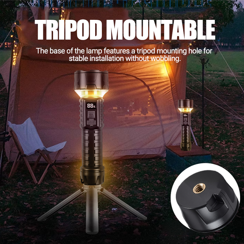 ไฟฉาย LED แบบ COB แบบชาร์จไฟได - Outdoor Camping Lantern บทวิจารณ์และราคา