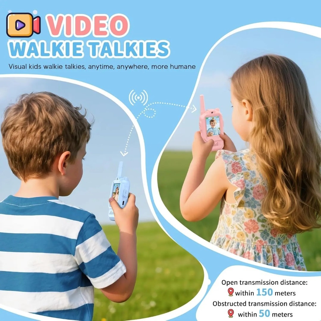 วิทยุสื่อสารสำหรับเด็ก 2 ชิ้น  - Outdoor Camping Videos บทวิจารณ์และราคา