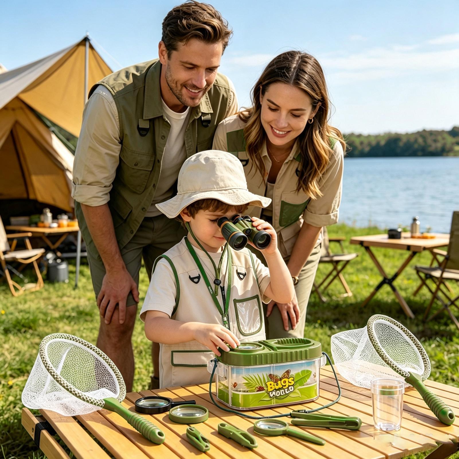 ชุดอุปกรณ์ผจญภัยสำหรับเด็กพร้อ - Outdoor Camping Kids Activities บทวิจารณ์และราคา