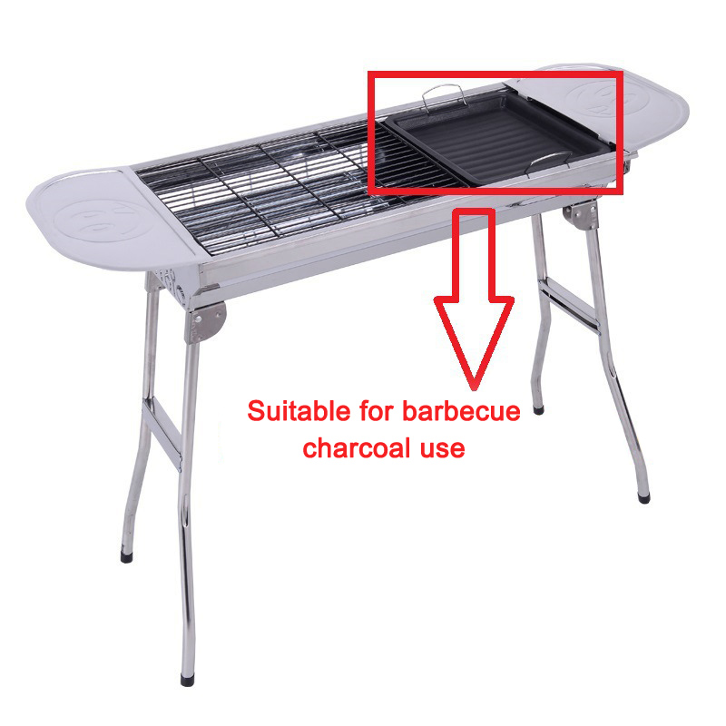 กระทะย่างทรงสี่เหลี่ยมหนาสำหรั - Outdoor Camping Cooking Set บทวิจารณ์และราคา