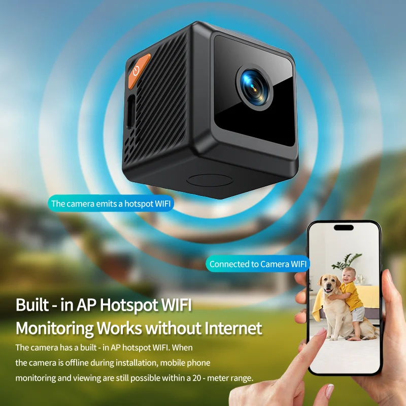 กล้องวงจรปิดขนาดเล็ก W02 1080P - Outdoor Camping Videos บทวิจารณ์และราคา