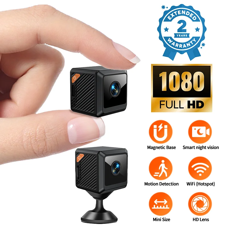 กล้องวงจรปิดขนาดเล็ก W02 1080P - Outdoor Camping Videos บทวิจารณ์และราคา