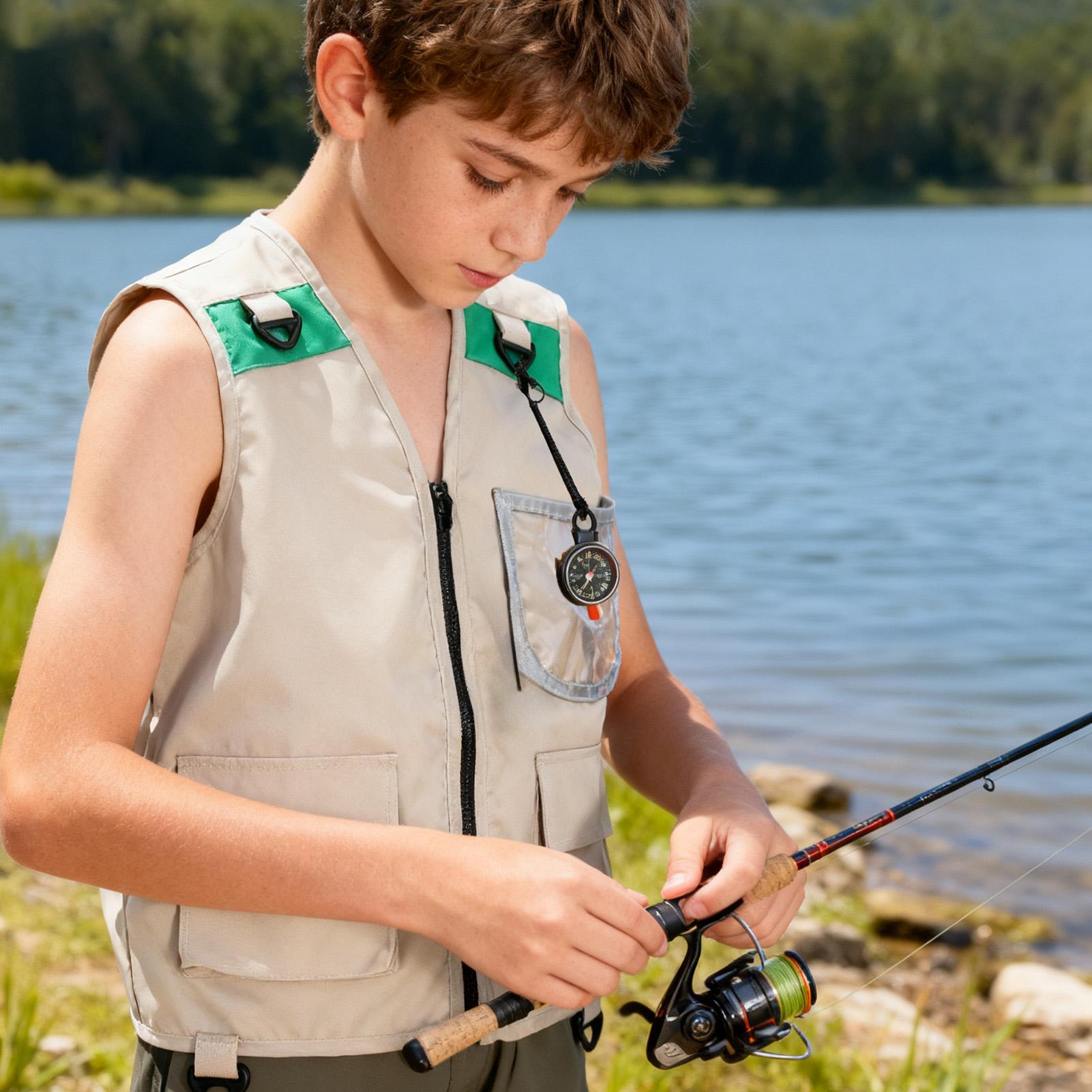 เสื้อกั๊กเด็กแบบไม่มีแขน สำหรั - Outdoor Camping Kids Activities บทวิจารณ์และราคา