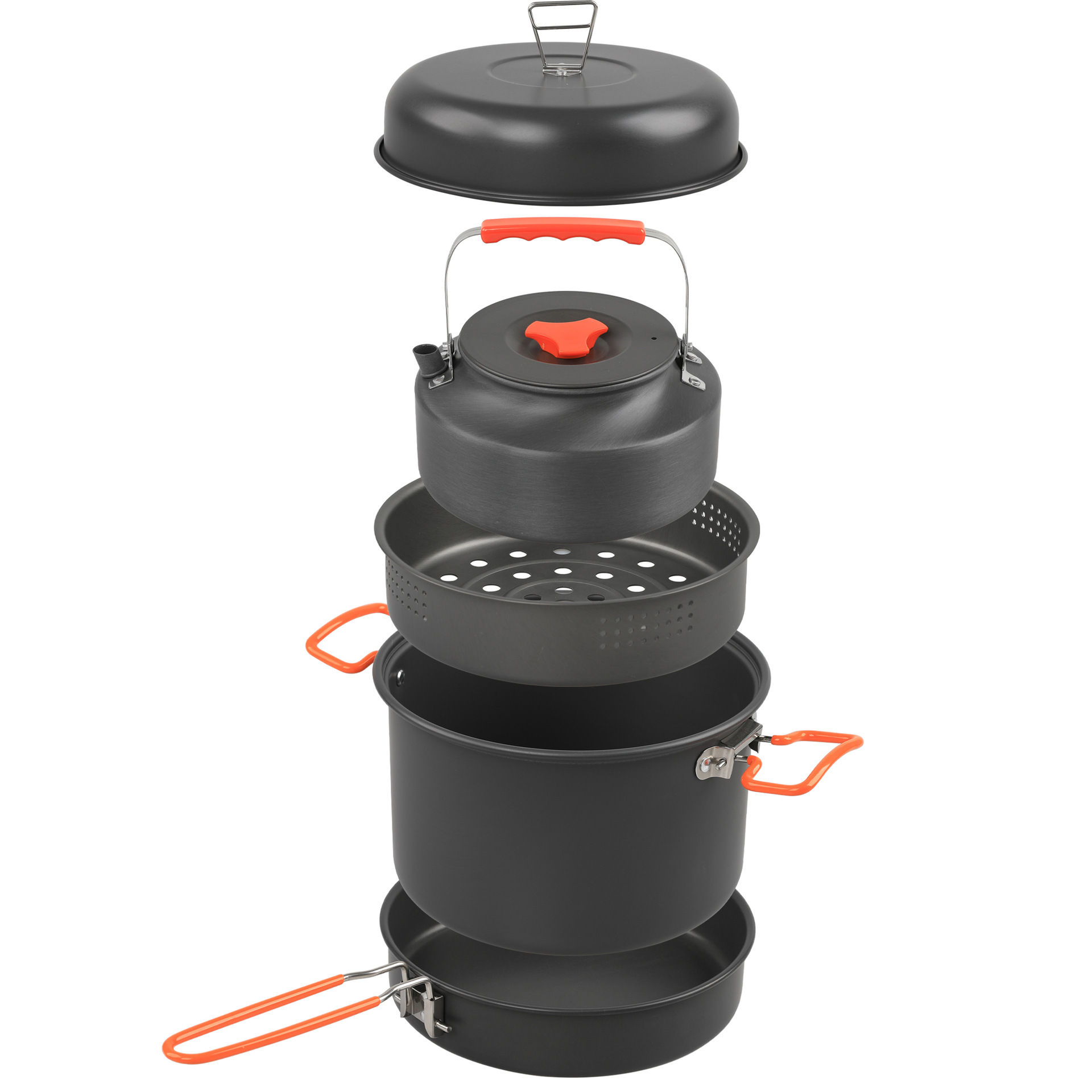 ชุดหม้อนึ่งหม้ออาหารสำหรับตั้ง - Outdoor Camping Cooking Set บทวิจารณ์และราคา