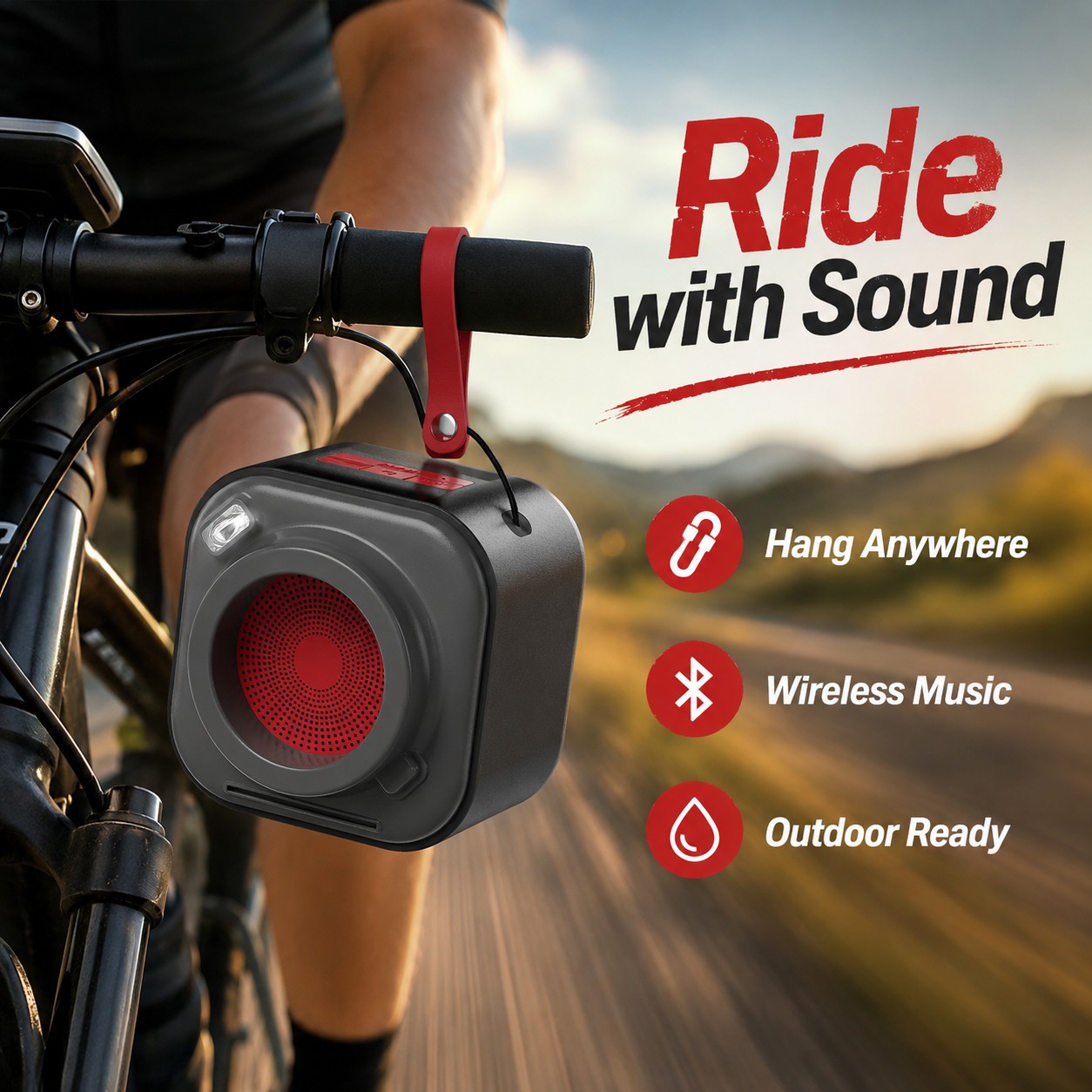 ลำโพงบลูทูธพกพาขนาดเล็ก ไร้สาย - Outdoor Camping Videos บทวิจารณ์และราคา