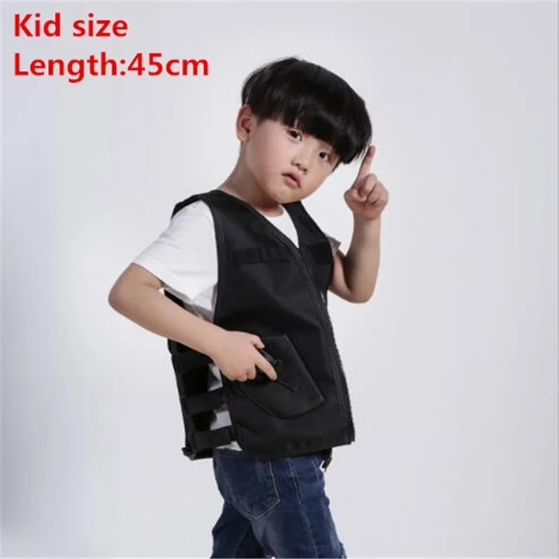 เสื้อกั๊กยุทธวิธีสำหรับเด็ก แฟ - Outdoor Camping Kids Activities บทวิจารณ์และราคา