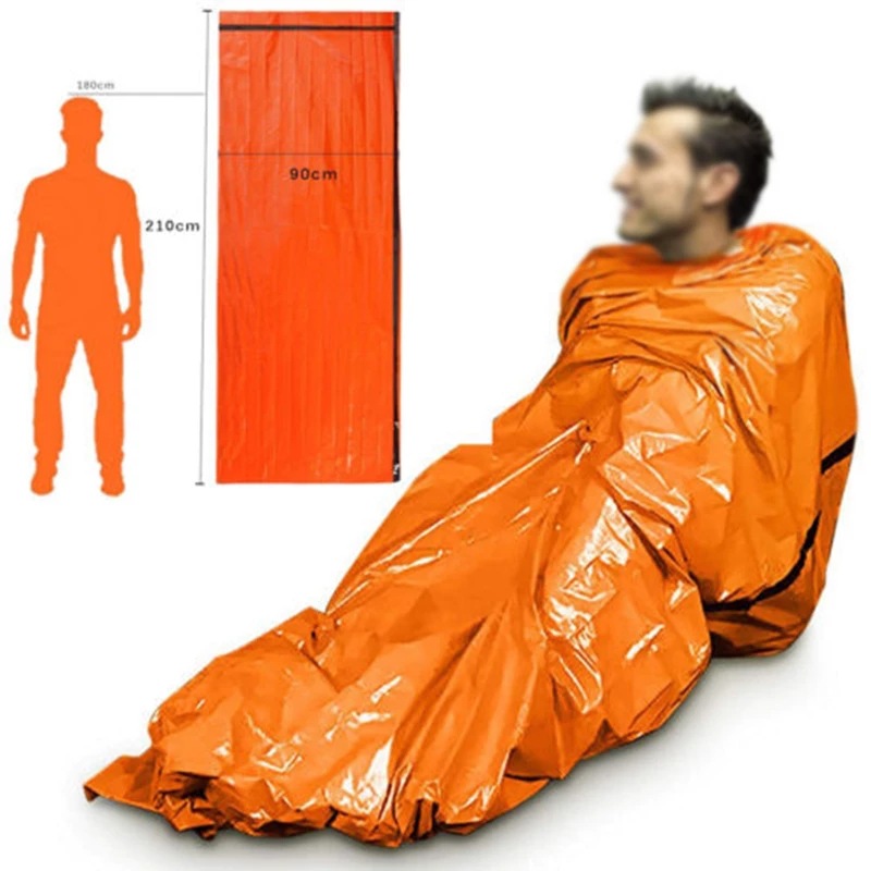 แบบพกพากันน้ําฉุกเฉิน Survival - Outdoor Camping Sleeping Bag บทวิจารณ์และราคา