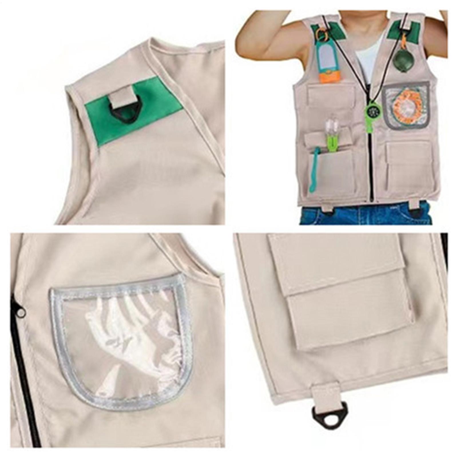 เสื้อกั๊กตกปลาสำหรับเด็ก เสื้อ - Outdoor Camping Kids Activities บทวิจารณ์และราคา