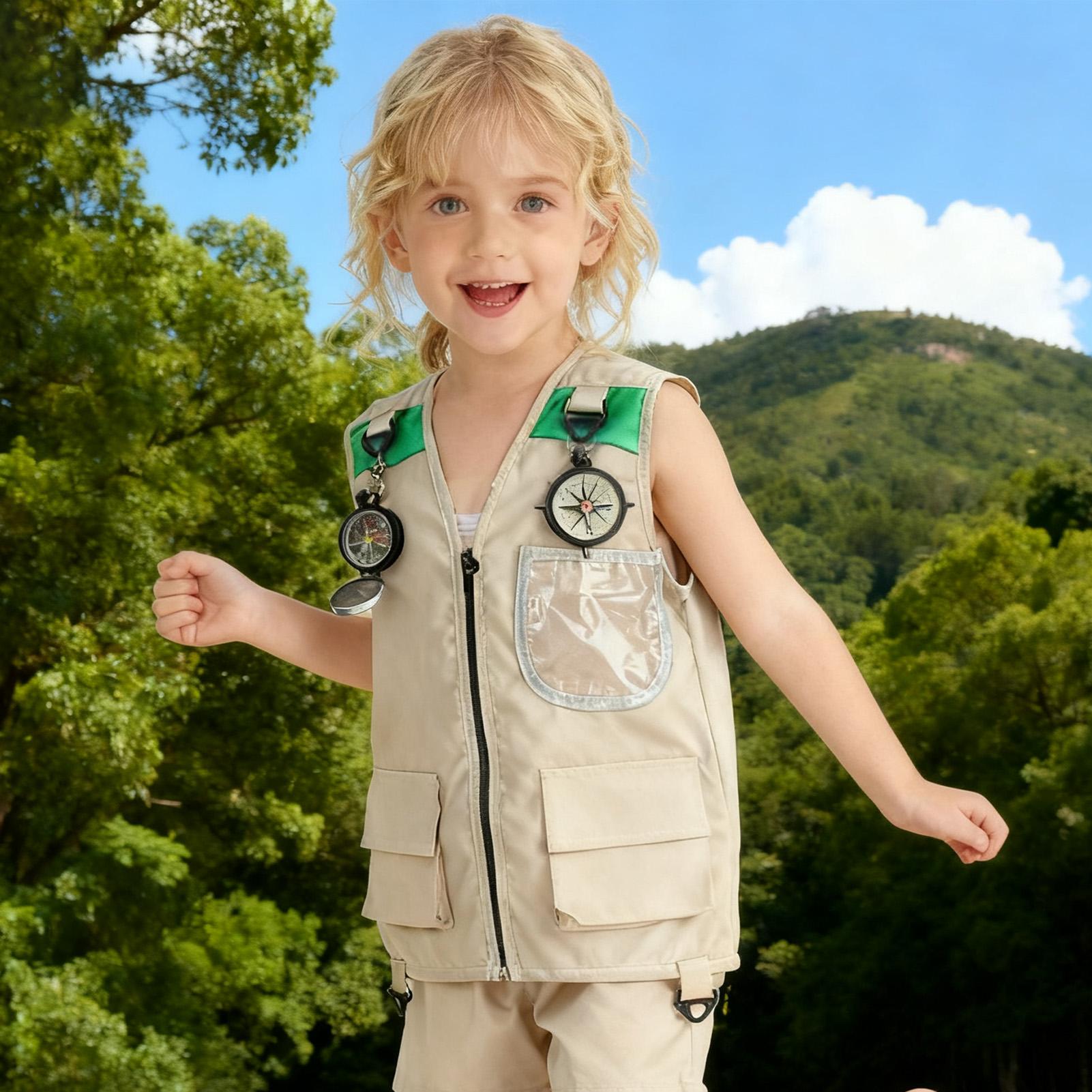 เสื้อกั๊กตกปลาสำหรับเด็ก เสื้อ - Outdoor Camping Kids Activities บทวิจารณ์และราคา