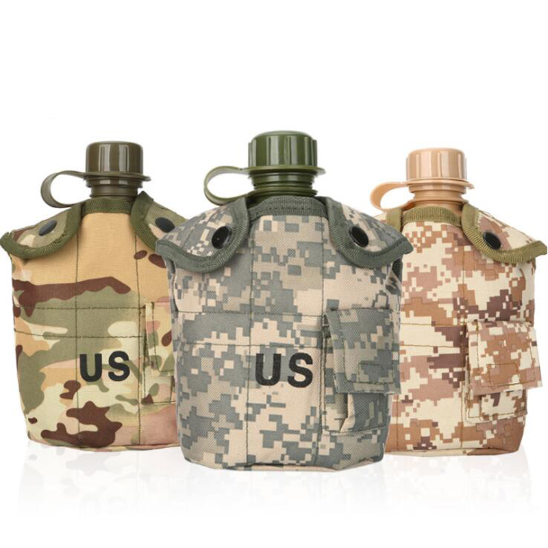 1L กลางแจ้งทหารยุทธวิธีขวดน้ํา - Outdoor Camping Games บทวิจารณ์และราคา